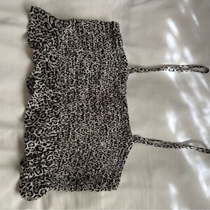 American Eagle Cheetah Patterned Top